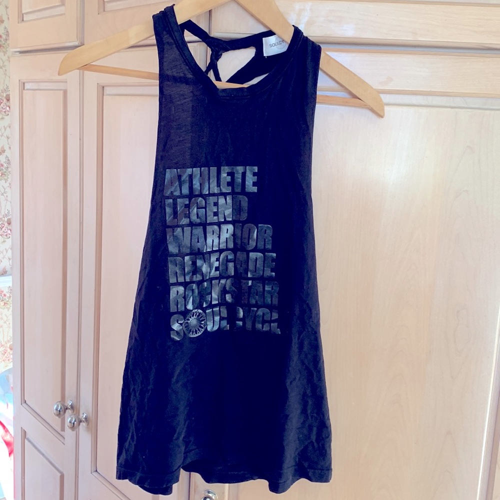 Soul Cycle black tank top